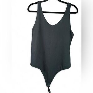 Hollister Black Bodysuit with Built In Bra Size XL